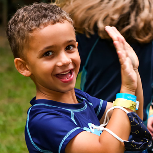 kid at camp