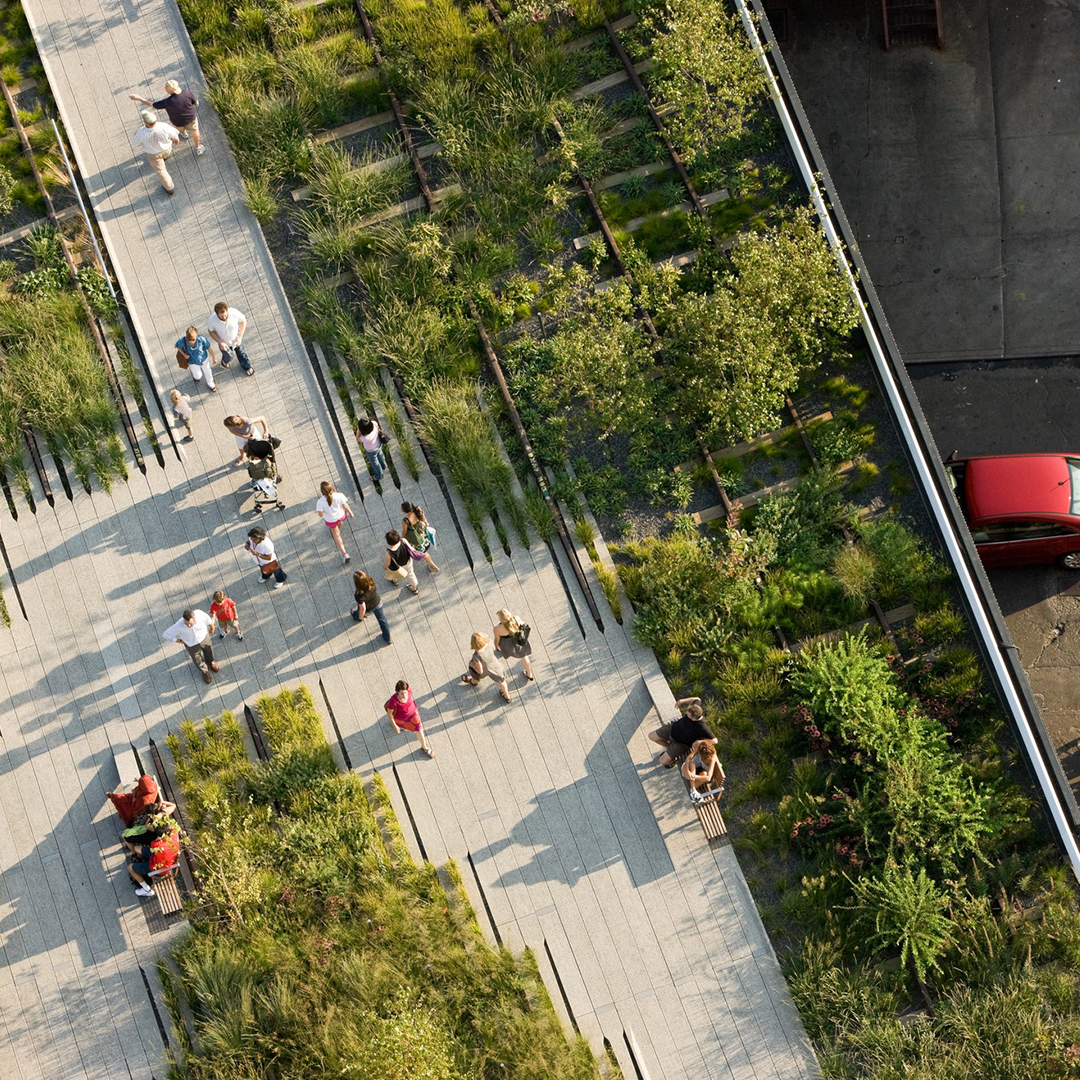 The Highline aerial view