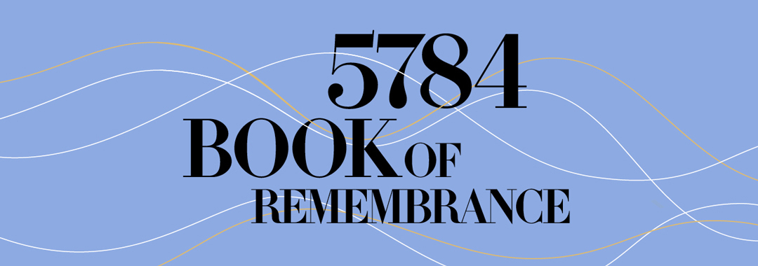 Book of Remembrance 5784