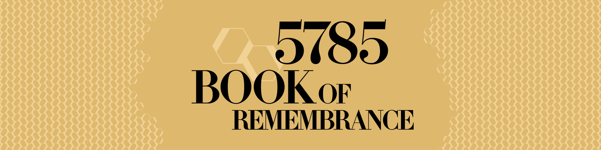 Book of Remembrance 5785