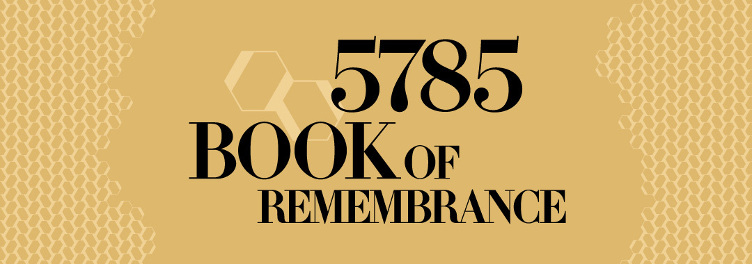 Book of Remembrance 5785