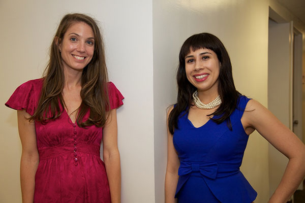 2013 Discovery Contest winners Catherine Blauvelt and Erika L. Sánchez on May 6, 2013