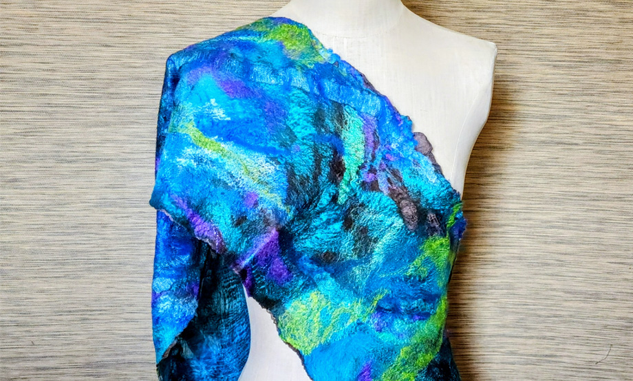 Nuno Felt Art Scarf