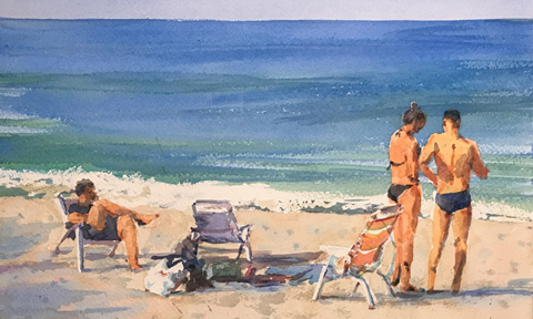 Scenes of Summer in Watercolor
