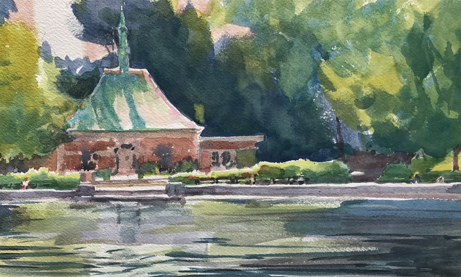 Watercolor at Central Park: Plein Air on Location