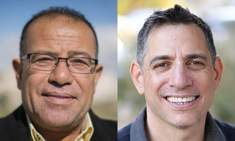 Bassem Eid and Rabbi David Ingber