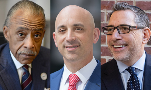 Rev. Al Sharpton, Jonathan Greenblatt and Rabbi David Ingber