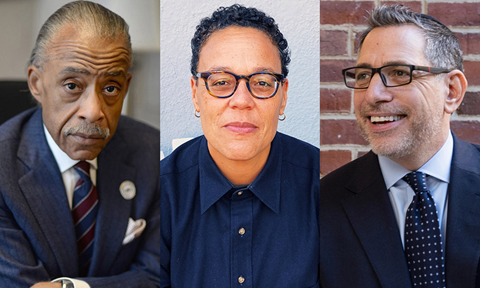 Rev. Al Sharpton, Ilana Kaufman and Rabbi David Ingber