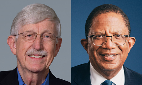 Francis S. Collins and Dr. Selwyn Vickers