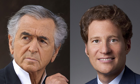 Bernard-Henri Lévy and Thomas S. Kaplan