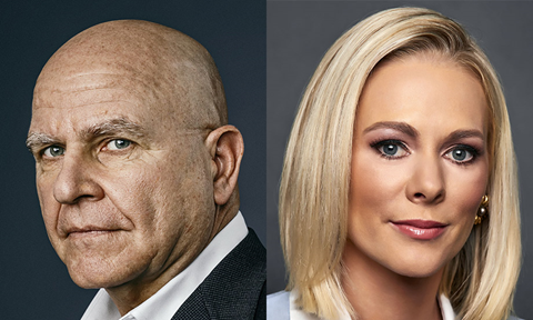 H.R. McMaster and Margaret Hoover