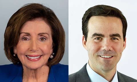 Nancy Pelosi and Robert Costa