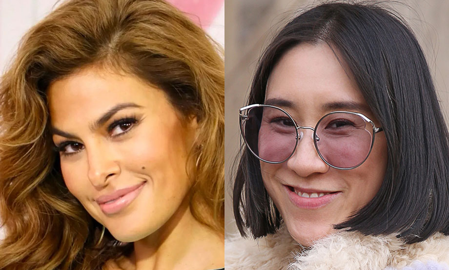 Eva Mendes and Eva Chen