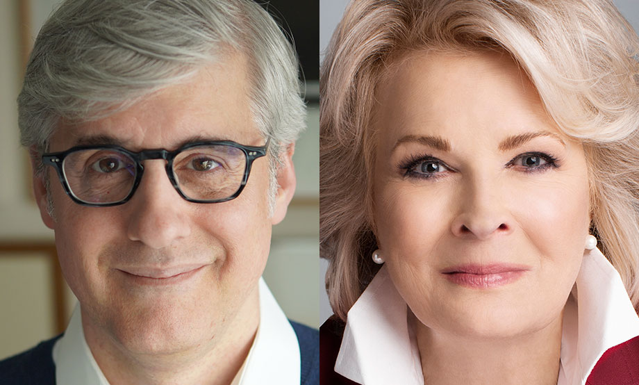 Mo Rocca and Candice Bergen