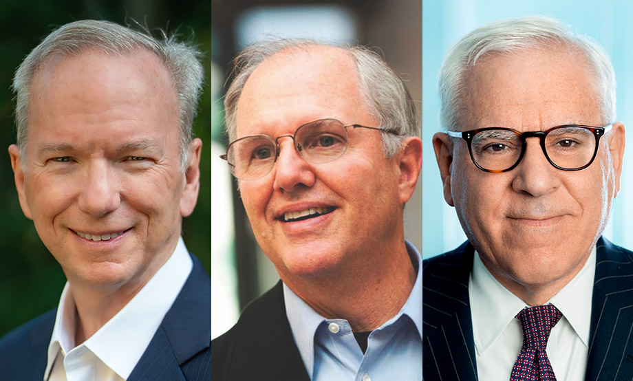 Eric Schmidt, Craig Mundie and David Rubenstein