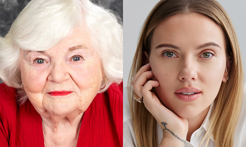 June Squibb and Scarlett Johansson